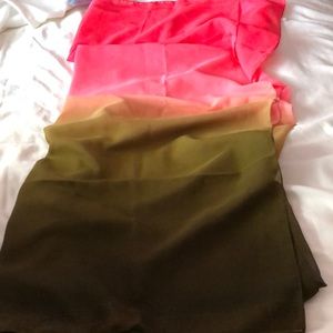 Vintage Multicolor Sheer Wrap